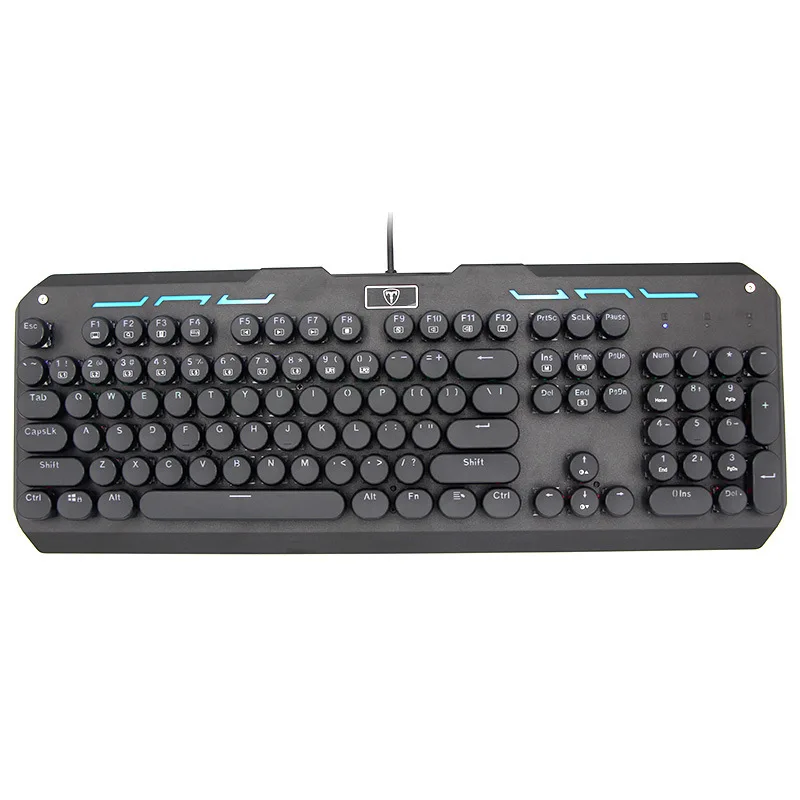 Really Mechanical Keyboard Keyclick Steam Punk Retro Typewriter Dotted Game Cable E-Sports Chicken Plug Axis 
Really Mechanical Keyboard Keyclick Steam Punk Retro Typewriter Dotted Game Cable E-Sports Chicken Plug Axis