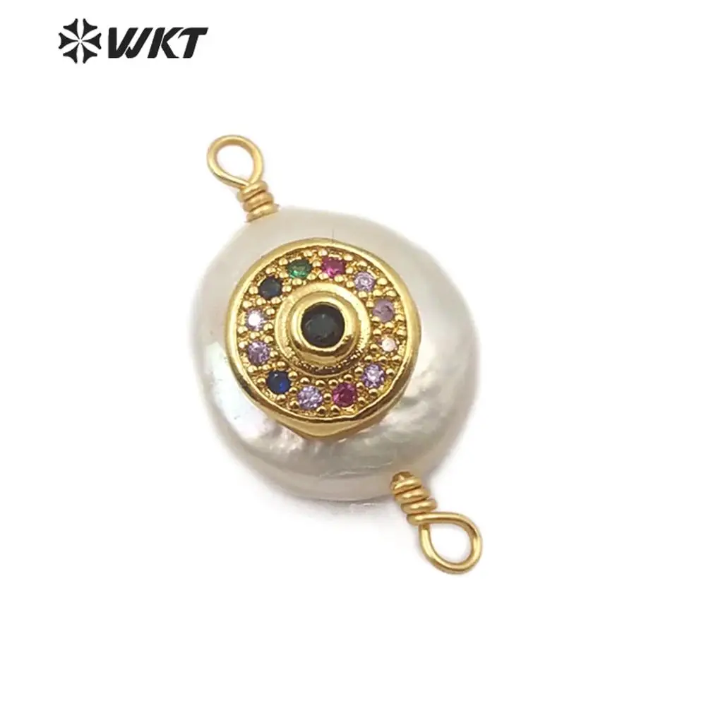 WT-MC273 natural pearl Connector circular star colorful exquisite cz pave Connector women fashion gold Pendant for hademade
WT-MC273 natural pearl Connector circular star colorful exquisite cz pave Connector women fashion gold Pendant for hademade
