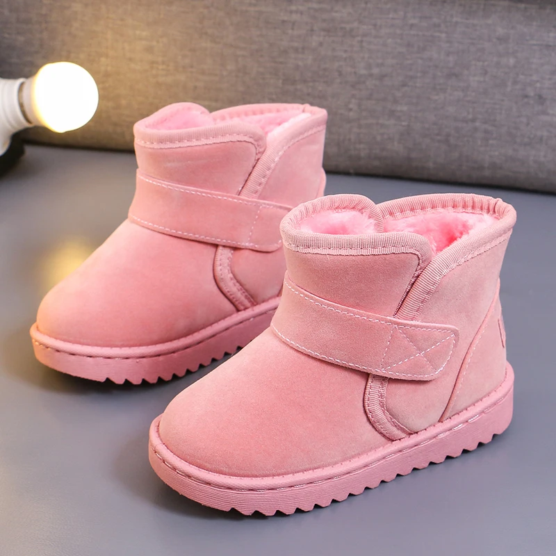 Winter With Fur Toddler Boy Flock Boots Fashion Pink Girls Ankle Boot Anti-Slip Martin Boots Big Boy Brand Designer Outdoor Boot
Winter With Fur Toddler Boy Flock Boots Fashion Pink Girls Ankle Boot Anti-Slip Martin Boots Big Boy Brand Designer Outdoor Boot