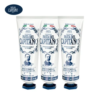 PASTA DEL CAPITANO Stain Removal Whitening Toothpaste*3 Natural Herbal Teeth Cleaning Oral Care Fight Bleeding Gums Toothpaste
PASTA DEL CAPITANO Stain Removal Whitening Toothpaste*3 Natural Herbal Teeth Cleaning Oral Care Fight Bleeding Gums Toothpaste