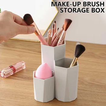 3 Lattices Cosmetic Make-up Brush Storage Box Makeup Nail Polish Cosmetic Holder Make Up Tools Pen Holder Rack Table Organizer
3 Lattices Cosmetic Make-up Brush Storage Box Makeup Nail Polish Cosmetic Holder Make Up Tools Pen Holder Rack Table Organizer