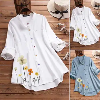 Plus Size Women Tops and Blouses 2020 Fashion Buttons Down Shirts Long Sleeve Cotton Spring Tops Work Office OL Tunic Blusas 5XL 
Plus Size Women Tops and Blouses 2020 Fashion Buttons Down Shirts Long Sleeve Cotton Spring Tops Work Office OL Tunic Blusas 5XL