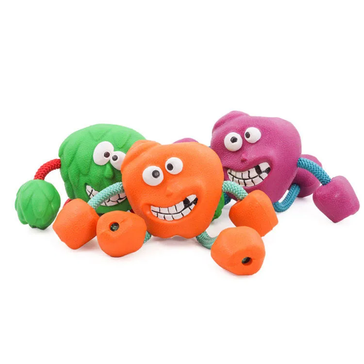 Bite Funny Puppy Training Ball Chew Toys Ball Tug Dog Toys with Carrier Rope Teeth Rubber Play Go Get Rubber Pet Squeak Toys
Bite Funny Puppy Training Ball Chew Toys Ball Tug Dog Toys with Carrier Rope Teeth Rubber Play Go Get Rubber Pet Squeak Toys
