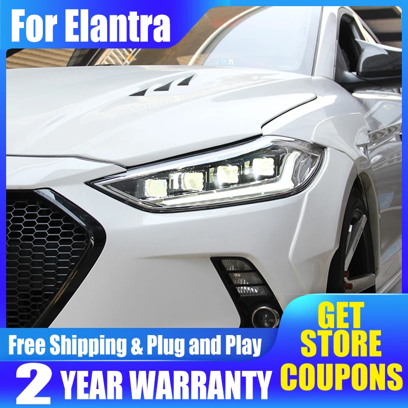 Head Lamps For Hyundai Elantra 2016-2019 All LED Headlight LED DRL Running LED Dynamic Turn Signal Bi LED Lens Auto Accessories
Head Lamps For Hyundai Elantra 2016-2019 All LED Headlight LED DRL Running LED Dynamic Turn Signal Bi LED Lens Auto Accessories