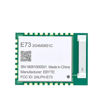 NRF52840 Bluetooth 5.0 240MHz RF Transceiver E73-2G4M08S1C 8dbm Ceramic Antenna BLE 4.2 2.4GHz Transmitter and Receiver Wireless 
NRF52840 Bluetooth 5.0 240MHz RF Transceiver E73-2G4M08S1C 8dbm Ceramic Antenna BLE 4.2 2.4GHz Transmitter and Receiver Wireless