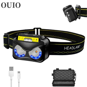 8000LM Brighter Headlight Sensor lamp USB Chargeable COB XPG Torch Built-in Battery Light
8000LM Brighter Headlight Sensor lamp USB Chargeable COB XPG Torch Built-in Battery Light