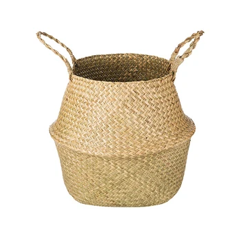 Foldable lightweight decorative woven wicker straw basket for storing toy magazines natural and plush woven seagrass basket R
Foldable lightweight decorative woven wicker straw basket for storing toy magazines natural and plush woven seagrass basket R