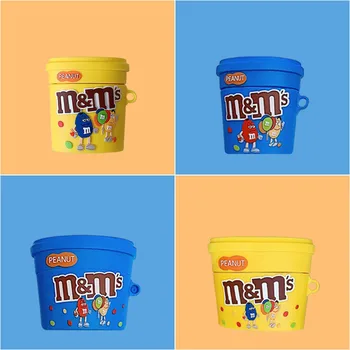 Cartoon 3D Smiley M Coffee Bean Wireless Bluetooth Headset Silicone cover For Airpods 1 2 Airpod Pro3 Earphone Protective case
Cartoon 3D Smiley M Coffee Bean Wireless Bluetooth Headset Silicone cover For Airpods 1 2 Airpod Pro3 Earphone Protective case