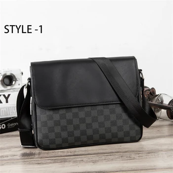 HORIZONPLUS America and europe LUXURY fashion Check pattern vegan leather business shoulder bag office messenger bag for men
HORIZONPLUS America and europe LUXURY fashion Check pattern vegan leather business shoulder bag office messenger bag for men