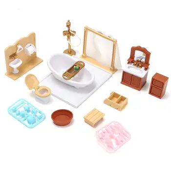 Miniature Doll House Furniture Set Bathroom Kids Pretend Play Toy For Children Birthday Gifts
Miniature Doll House Furniture Set Bathroom Kids Pretend Play Toy For Children Birthday Gifts