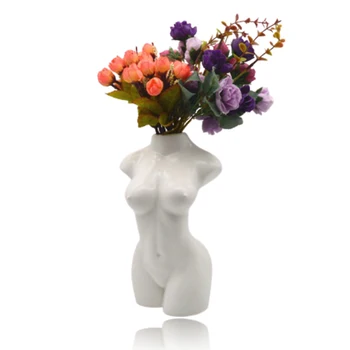 Sexy Female Body Flower Vase Body Morden Desk Vase for Flowers Clubhouse Decoration Matte Ceramic Pot Jar of Lady Body Sculpture
Sexy Female Body Flower Vase Body Morden Desk Vase for Flowers Clubhouse Decoration Matte Ceramic Pot Jar of Lady Body Sculpture