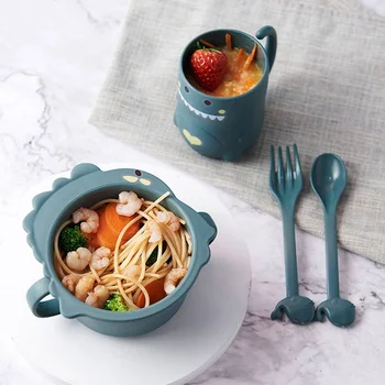 Baby Dish Training Tableware Children Cute Raccoon Feeding Food Dishes Kids Dinnerware with Bowl Cup Spoon Fork Plate
Baby Dish Training Tableware Children Cute Raccoon Feeding Food Dishes Kids Dinnerware with Bowl Cup Spoon Fork Plate