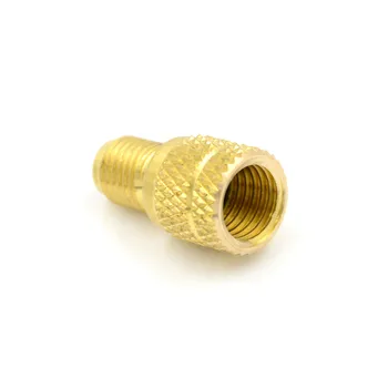 New 1/4" Male To 1/2" Female Valve Core Tool ACME A/C R134a Brass Fitting Adapter 
New 1/4" Male To 1/2" Female Valve Core Tool ACME A/C R134a Brass Fitting Adapter