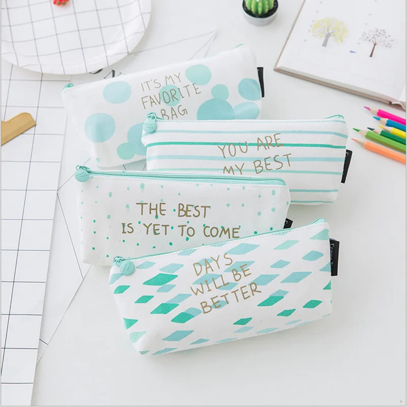 Pen Box Pencilcase Candy Green Trapezoid Quality Canvas Zipper Simple Large Capacity Learning Supplies Mini Storage Pouch Childs
Pen Box Pencilcase Candy Green Trapezoid Quality Canvas Zipper Simple Large Capacity Learning Supplies Mini Storage Pouch Childs