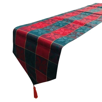 Jacquard Gold Wire Table Flag Lattice Table Flag Holiday Table Decoration
Jacquard Gold Wire Table Flag Lattice Table Flag Holiday Table Decoration