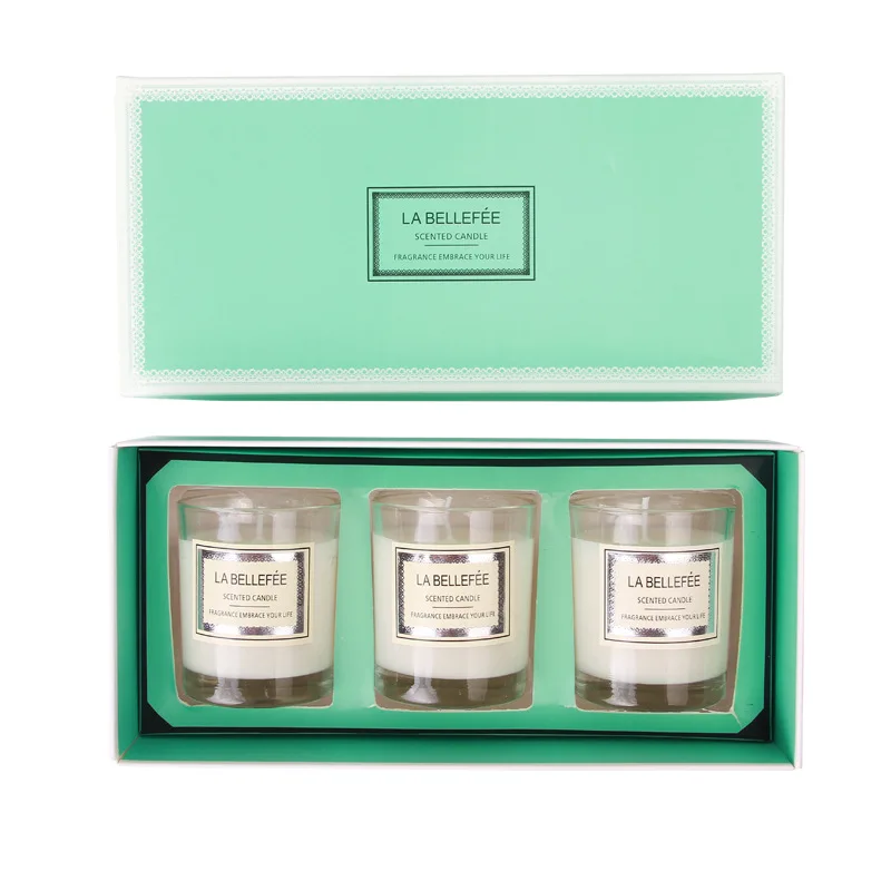 3PCS/Set Smokeless scented Candle Set with Soy Glass Candle Natural Essential Oil Aromatherapy Candle Home Wedding Decoration
3PCS/Set Smokeless scented Candle Set with Soy Glass Candle Natural Essential Oil Aromatherapy Candle Home Wedding Decoration