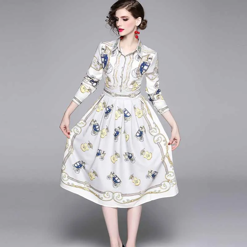 2019 Autumn And Winter New Style Women's Dress Ozhouzhan New Products Printed Big Hemline Waist Hugging Long Sleeve Fold-down Co
2019 Autumn And Winter New Style Women's Dress Ozhouzhan New Products Printed Big Hemline Waist Hugging Long Sleeve Fold-down Co