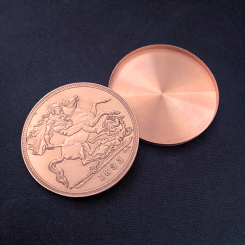 1PC Expanded Shell Queen Victoria Ancient Coin (Tail, Copper) Magic Tricks Appear Vanish Magia Close Up Illusions Props Gimmick
1PC Expanded Shell Queen Victoria Ancient Coin (Tail, Copper) Magic Tricks Appear Vanish Magia Close Up Illusions Props Gimmick