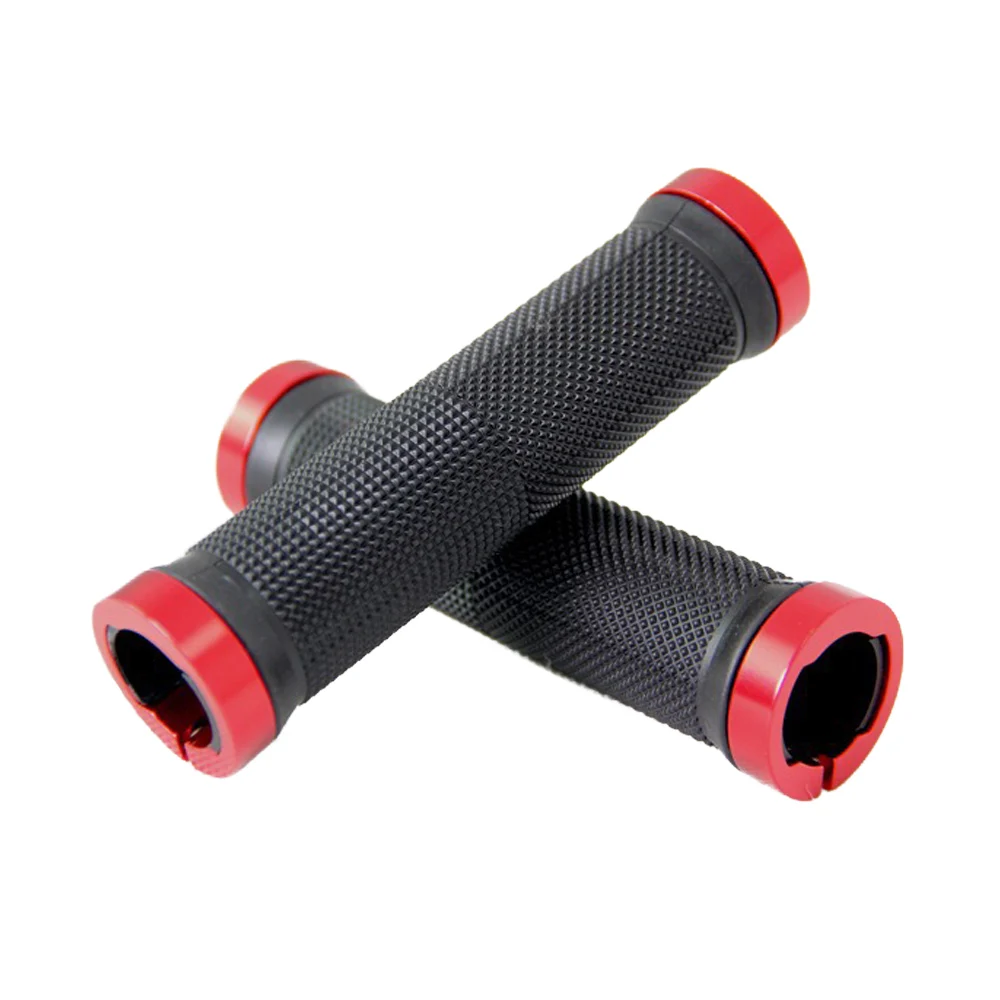 1 Pair MTB Road Bike Handlebar Grips Soft Rubber Anti-Slip Ergonomic Bicycle Handle Bar End Lock On Smooth Handle Cover BC0029 (12)