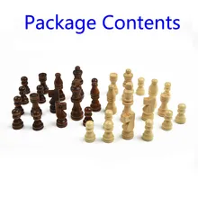 32pcs Carved Chess Pieces Wooden Hand Crafted Set 65mm King Size Toys Chess Game Board Games Parts
32pcs Carved Chess Pieces Wooden Hand Crafted Set 65mm King Size Toys Chess Game Board Games Parts