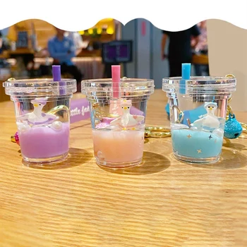 Glitter Quicksand Key Chain Liquid Floating Keyring Keychain Bag Charm Milk Tea Cup Pendant Keyfob Gift for Women
Glitter Quicksand Key Chain Liquid Floating Keyring Keychain Bag Charm Milk Tea Cup Pendant Keyfob Gift for Women