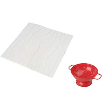 DIY 3D Three-Dimensional Wall Panels TV Background Mural Art,White with Round Drain Elegant Fruit Basket Red
DIY 3D Three-Dimensional Wall Panels TV Background Mural Art,White with Round Drain Elegant Fruit Basket Red