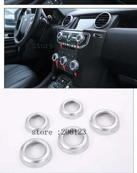 5Pcs Car Dashboard Console Switch Button Ring Cover Trim Auto Styling Chrome for Land Rover Discovery 4 Range Rover Sport
5Pcs Car Dashboard Console Switch Button Ring Cover Trim Auto Styling Chrome for Land Rover Discovery 4 Range Rover Sport