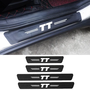 4pcs PU Leather Carbon Fiber Car Door Sill Threshold Stickers For Audi TT 8N 8J 8S MK1 MK2 MK3 Welcome Pedals Trim Accessories
4pcs PU Leather Carbon Fiber Car Door Sill Threshold Stickers For Audi TT 8N 8J 8S MK1 MK2 MK3 Welcome Pedals Trim Accessories