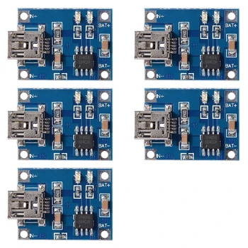 5X 5V Mini USB 1A Lithium Battery Charging Board Module Linear Charger Board TP4056 TE106
5X 5V Mini USB 1A Lithium Battery Charging Board Module Linear Charger Board TP4056 TE106