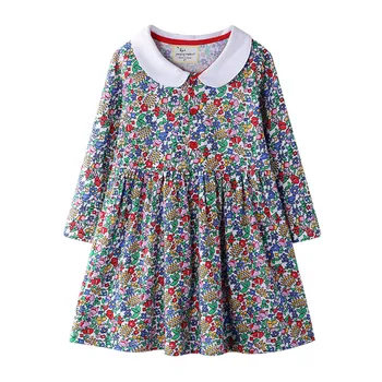 Jumping Meters Princess Dresses Floral Baby Girls Clothing Long Sleeve Collar Tutu Flowers Party Dresses for Children Girl Dress
Jumping Meters Princess Dresses Floral Baby Girls Clothing Long Sleeve Collar Tutu Flowers Party Dresses for Children Girl Dress
