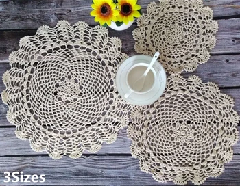 3Sizes Vintage Crochet Lace Flowers Coaster Cup Mat Dining Coffee Table Placemat Christmas Wedding Napkins Cloth Doilies Kitchen
3Sizes Vintage Crochet Lace Flowers Coaster Cup Mat Dining Coffee Table Placemat Christmas Wedding Napkins Cloth Doilies Kitchen