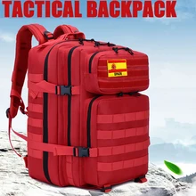 45L militaire Molle sac à dos tactique armée hommes voyage sac à dos étanche touristique sac à dos couverture de pluie Mochila Tatica Camping Canta(China)