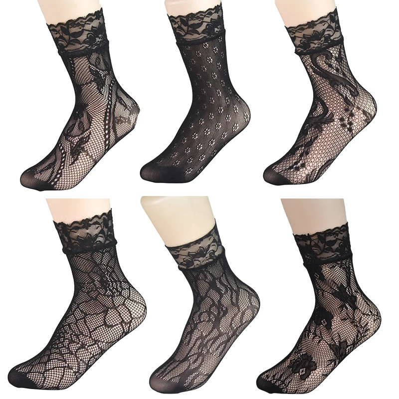 Fishnet Socks Black Mesh Socks Women's Grid Hosiery Black Sexy Girl Hollow out Ultra-Thin Mesh Nets Short stocking
Fishnet Socks Black Mesh Socks Women's Grid Hosiery Black Sexy Girl Hollow out Ultra-Thin Mesh Nets Short stocking