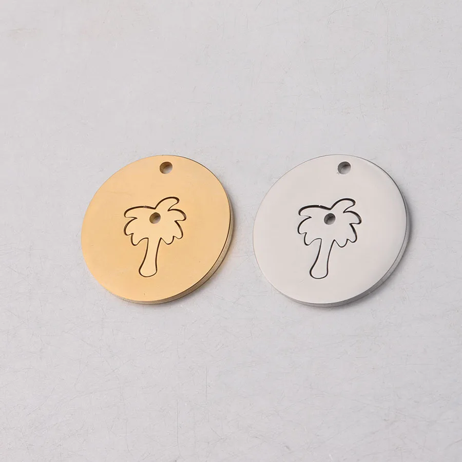 DIY accessories 5pcs each Mirror stainless steel hollow coconut tree combination matching pendant for bracelet/necklace jewelry
DIY accessories 5pcs each Mirror stainless steel hollow coconut tree combination matching pendant for bracelet/necklace jewelry
