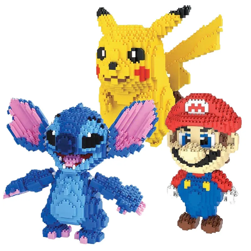 Anime figures compatible Ferrasinglys Technology Super Mary Bikachu Super large Building Blocks Model Children toys Gift
Anime figures compatible Ferrasinglys Technology Super Mary Bikachu Super large Building Blocks Model Children toys Gift