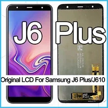 Écran LCD de remplacement, 6.0 pouces, pour Samsung Galaxy J6 + J610 J610F J610FN, Original=