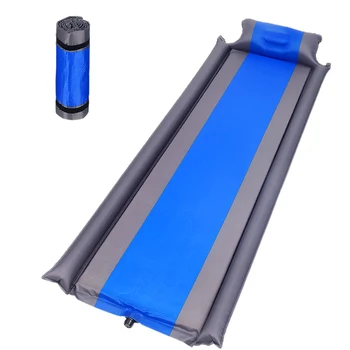 Outdoor Camping Automatic Air Mattress Portable Single Pillow Mattress Automatic Inflatable Sponge Camping Mat Thickening Moistu 
Outdoor Camping Automatic Air Mattress Portable Single Pillow Mattress Automatic Inflatable Sponge Camping Mat Thickening Moistu