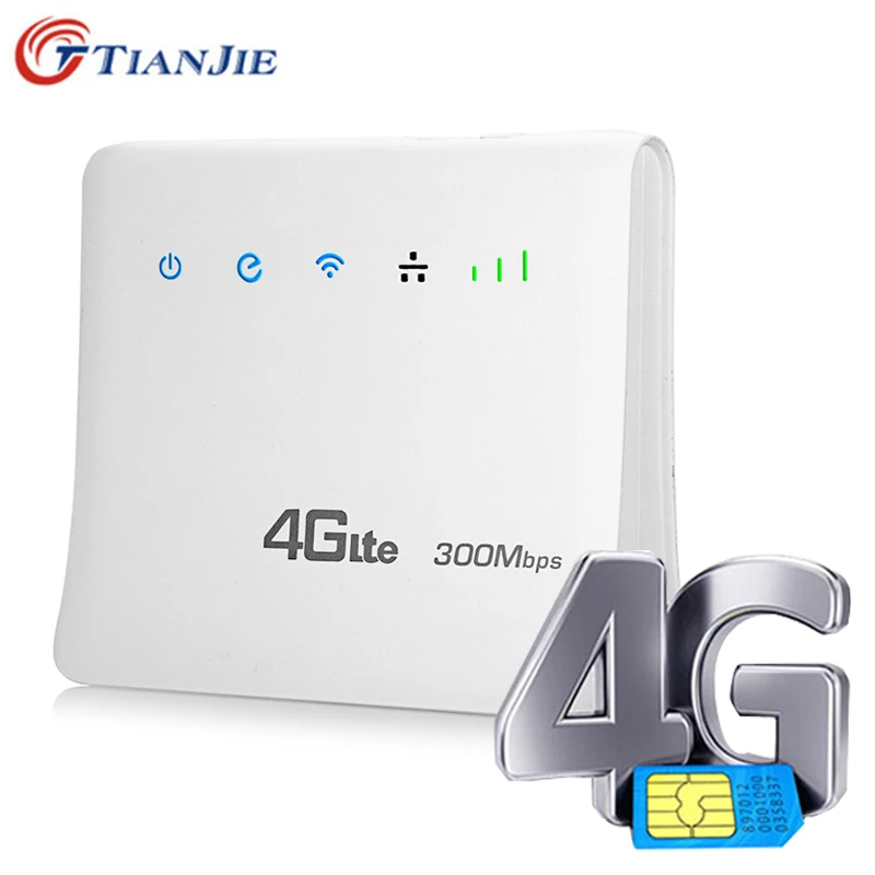 Unlocked 300Mbps Wifi Routers 4G LTE CPE Mobile Router with LAN Port Support SIM card Portable Wireless Router WiFi Router
Unlocked 300Mbps Wifi Routers 4G LTE CPE Mobile Router with LAN Port Support SIM card Portable Wireless Router WiFi Router