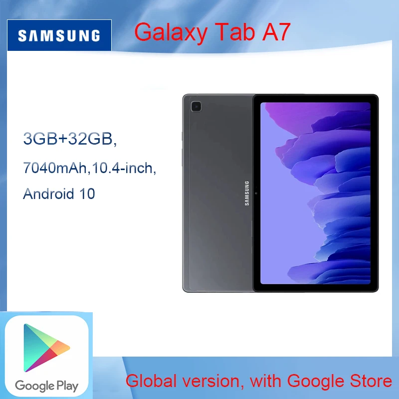 Планшет Samsung A7 7040 мАч GALAXY T500 планшетный ПК Android полный экран 10 4 дюйма обучение