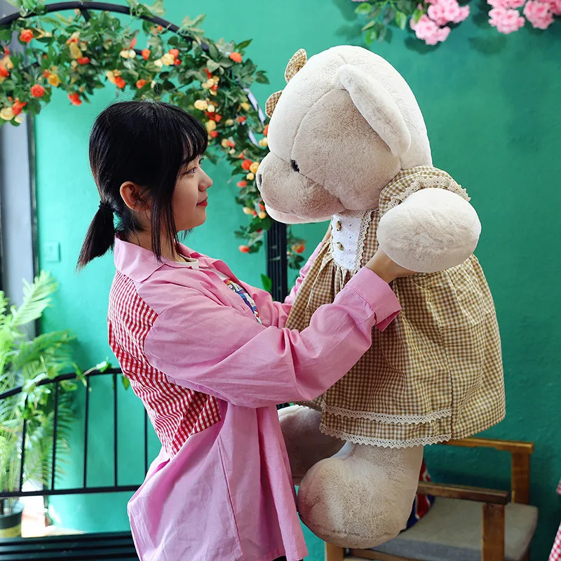 Cute Wear Skirt Clothes Couple Bear Plush Toys Doll Send Girl'S Children GIRL'S Princess Pillow Sleep
Cute Wear Skirt Clothes Couple Bear Plush Toys Doll Send Girl'S Children GIRL'S Princess Pillow Sleep