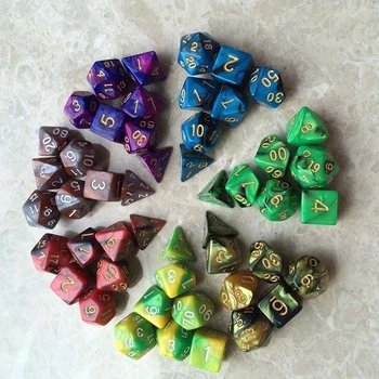 49PCS Acrylic Dice Polyhedral Table Games Digital Dice Entertainment Game Dice D4 D6 D8 D10 D12 D20 7 Colors Acrylic Dice gift
49PCS Acrylic Dice Polyhedral Table Games Digital Dice Entertainment Game Dice D4 D6 D8 D10 D12 D20 7 Colors Acrylic Dice gift