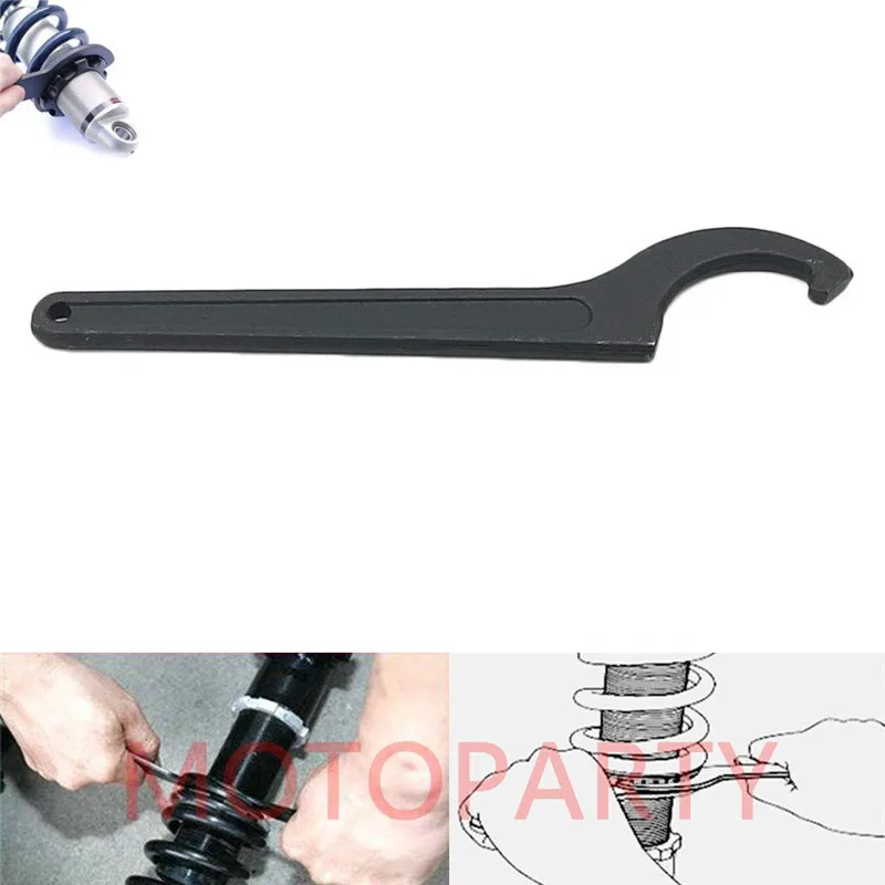 45-52mm Wrench C Spanner Tool Hook Shock Absorbe Open Tighten Set Holes Firmware Hand Tool for KTM 125 200 250 350 430 SXF EXC
45-52mm Wrench C Spanner Tool Hook Shock Absorbe Open Tighten Set Holes Firmware Hand Tool for KTM 125 200 250 350 430 SXF EXC