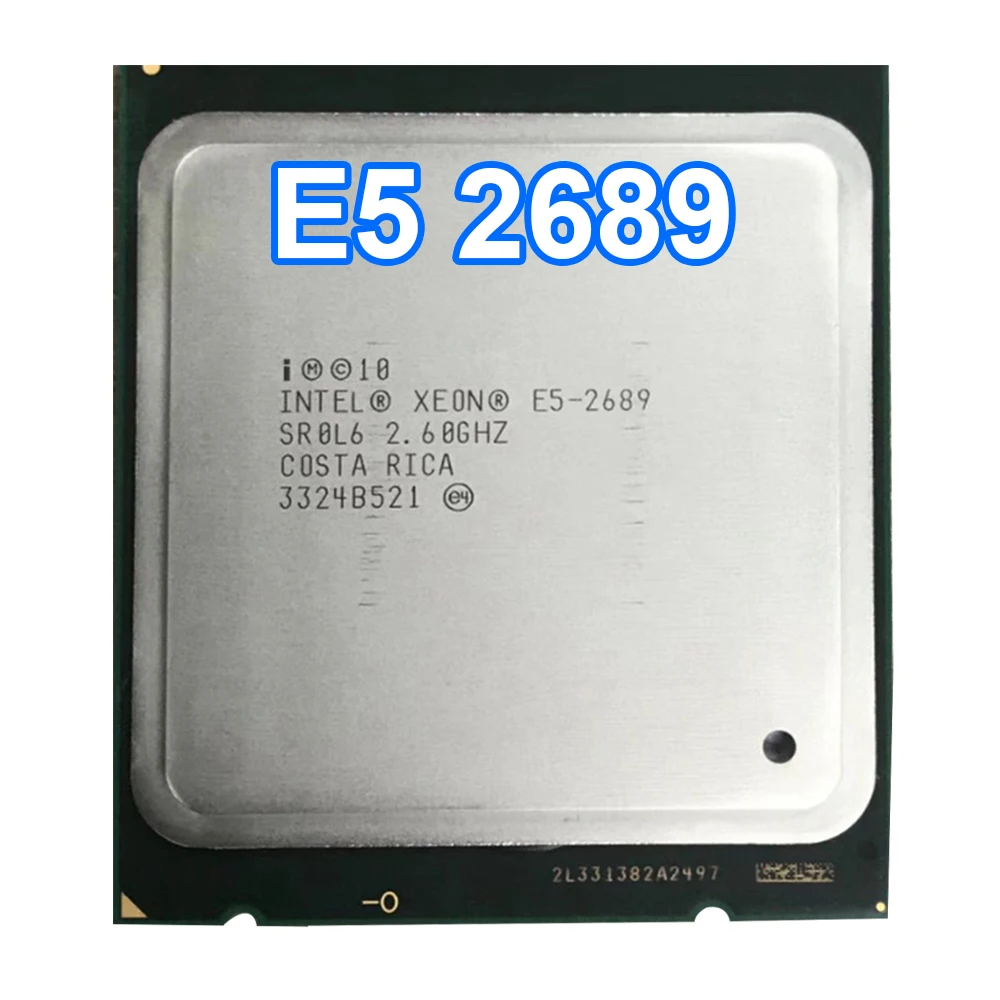 Intel Xeon E5 2689 Processor 8-Cores 2.6GHz 20MB L3 LGA 2011 Server CPU E5-2689 SR0L6
Intel Xeon E5 2689 Processor 8-Cores 2.6GHz 20MB L3 LGA 2011 Server CPU E5-2689 SR0L6