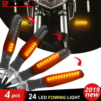New 4x Motorcycles LED Turn Signals Light Bendable Tail stop lamp Flashing with Amber Flowing Water motorbike signal lamp 12V
New 4x Motorcycles LED Turn Signals Light Bendable Tail stop lamp Flashing with Amber Flowing Water motorbike signal lamp 12V