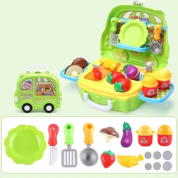 Children's Kitchenware Cooking Set Table Pretend Play Suitcase Toy Set Kitchen Cooking Utensils Dressing Table Suitcase Toy Set
Children's Kitchenware Cooking Set Table Pretend Play Suitcase Toy Set Kitchen Cooking Utensils Dressing Table Suitcase Toy Set