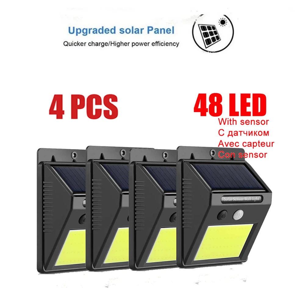 1-4PCS 100/30LEDs Wireless Solar light Solar Power PIR Motion Sensor Outdoor Waterproof for Street Garden Security Wall Lamp Wit
1-4PCS 100/30LEDs Wireless Solar light Solar Power PIR Motion Sensor Outdoor Waterproof for Street Garden Security Wall Lamp Wit