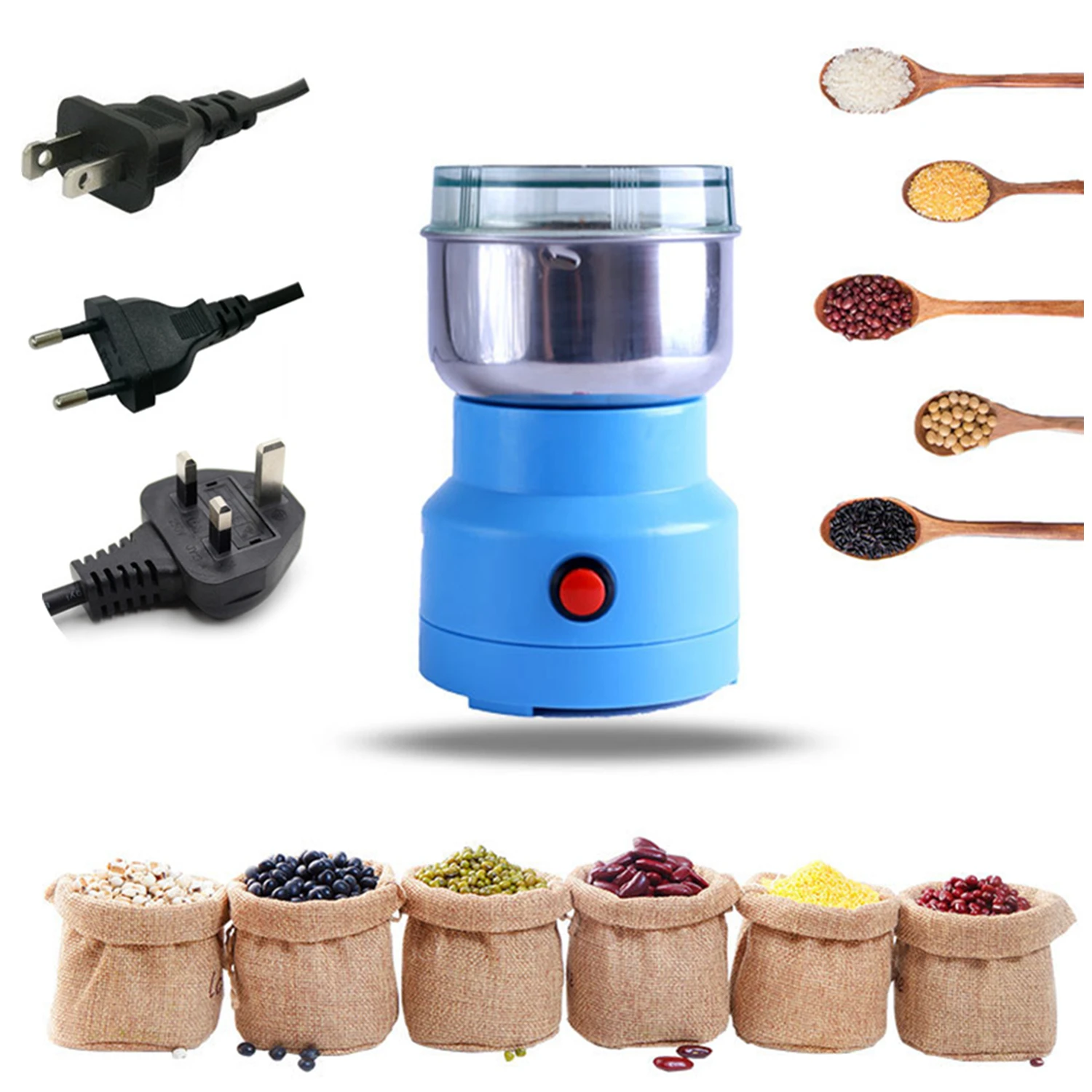 Behogar Electric Multifunction Smash Machine Coffee Grinder Pepper Spice Mill Pepper Spice Grinding Kitchen Tools EU/US/UK Plug
Behogar Electric Multifunction Smash Machine Coffee Grinder Pepper Spice Mill Pepper Spice Grinding Kitchen Tools EU/US/UK Plug