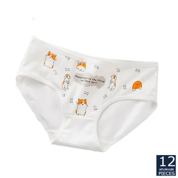 12 Pcs/lot Women Panties High Waist Breathable Soft Cotton Girls Underwear Briefs Women Cute Print Sexy Lingerie TWY 
12 Pcs/lot Women Panties High Waist Breathable Soft Cotton Girls Underwear Briefs Women Cute Print Sexy Lingerie TWY