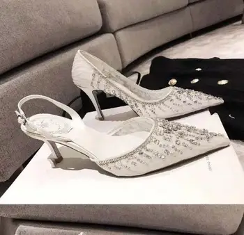 luxury crystal string bead cover slingback women pumps ankle strapy diamond high heels wedding party shoes women
luxury crystal string bead cover slingback women pumps ankle strapy diamond high heels wedding party shoes women
