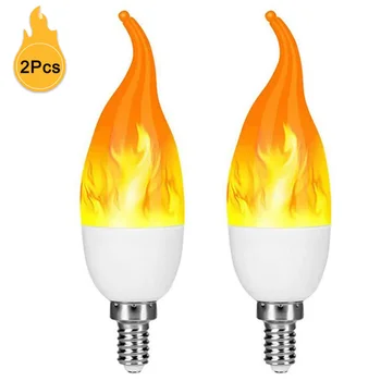 2pcs E14 LED Dynamic Flame Effect Light Bulb Multiple Mode Creative Corn Lamp Decorative Lights For Bar Hotel Restaurant Party 
2pcs E14 LED Dynamic Flame Effect Light Bulb Multiple Mode Creative Corn Lamp Decorative Lights For Bar Hotel Restaurant Party